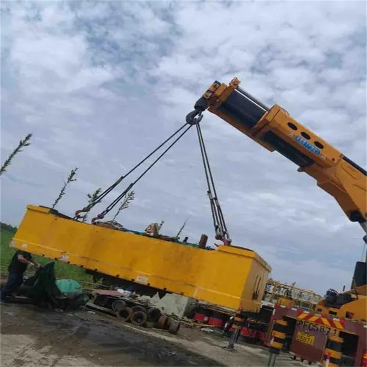 新华镇吊运集装箱的吊车